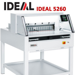 Pression Automatique + Écran Tactile Longeur Coupe : 520 mm- Coupe 80 mm ID5260 IDEAL Massicots électriques