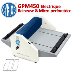 Raineuse Electrique : 45cm - Raineuse & Micro-perfo 80 à 400gr/m² GPM450  N° 1 Raineuses & Microperforation