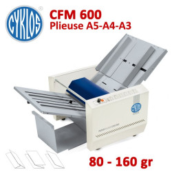 Plieuse à friction Manuelle A5-A4-A3 - Papier Maxi 80 à 160 g/m2 CFM600 CYKLOS Plieuse à friction