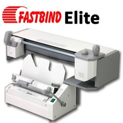 Relieur Dos carré collé + grécage - Capacité de reliure : 400 feuilles A4 ELITE FastBind Machine à relier par Thermoreliure