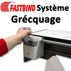 Relieur Dos carré collé + grécage - Capacité de reliure : 450 feuilles A4/A3 ELITE_XT FastBind Machine à relier par Thermorel...