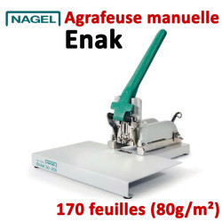 Agrafe jusqu'à 170 feuilles - 2-170 feuilles Agrafes 50-6 à 50-20S ENAK  Façonnage Plieuse Agrafeuse Raineuse Microperforation.