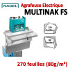 Agrafeuse à plat électrique - A plat 270 feuilles à Cheval 80 feuilles MULTINAK FS BS  Façonnage Plieuse Agrafeuse Raineuse M...
