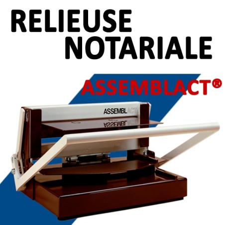 Perforer jusqu’à 50 feuilles  - Relier jusqu'a 1600 Feuilles RELIEUSE NOTARIAL  Machine à relier par anneaux