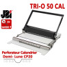 Perforelieur 3:1 + demi lune 15 pages - 3:1 uniquement pour calendrier TRI-O 50 CAL JBI Machine à relier par anneaux