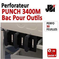 Perforation Verticale Electrique - Perforation 30 feuilles A4 P3400M  JBI Machine à relier par anneaux