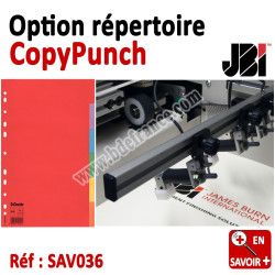 Perforation automatique A4 - 10,000 feuilles/heure CopyPunch JBI Machine à relier par anneaux