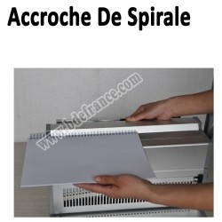 Perforelieur 3:1 électrique 25 pages A4 - Anneaux Métalliques 3:1 Trous ronds TW300ER FALCONK Machine à relier par anneaux