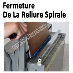 Perforelieur 3:1 électrique 25 pages A4 - Anneaux Métalliques 3:1 Trous ronds TW300ER FALCONK Machine à relier par anneaux