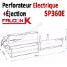 Perforateur Electrique 30-40 feuilles A4 - + Ejection papier SP360 FALCONK Machine à relier par anneaux