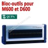 Bloc-outils pour Perforateur D600/M600  BDE Machine à relier par anneaux