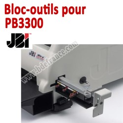 Bloc-outils pour Perforateur PB3000  JBI N°2 Machines à relier anneaux métalliques
