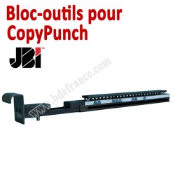 Bloc-outils pour Perforateur CopyPunch  JBI Machine à relier par anneaux