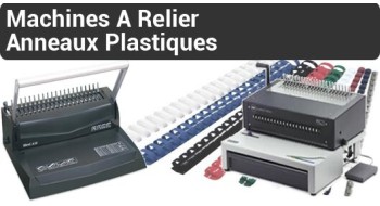 Perforelieurs pour anneaux plastiques