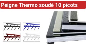 8 - Peigne Thermo soudé 10 picots