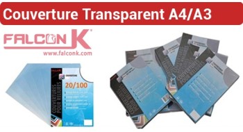 13 - Couverture Transparent PVC,Mat A4 & A3