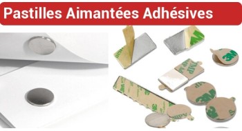 3 - Aimantées Adhésives
