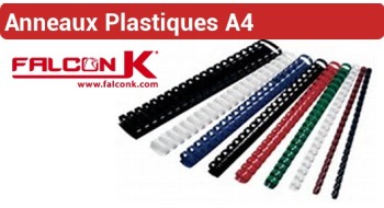 1 - Anneaux plastiques A4