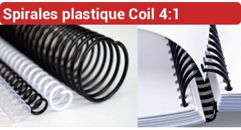 7 - Spirales plastique Coil 4:1